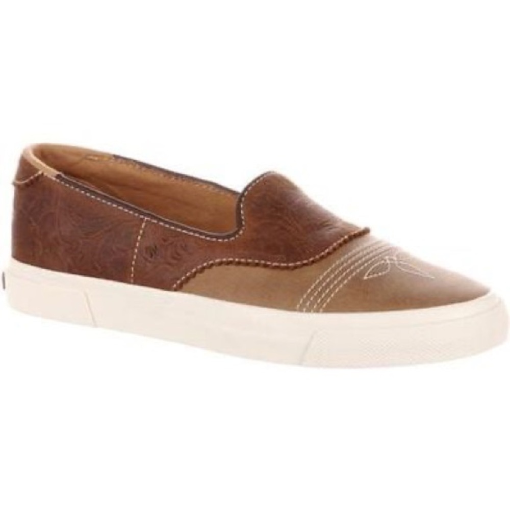 Durango Music City Women's Slip-On Saddle Floral Sneaker Size 6.5